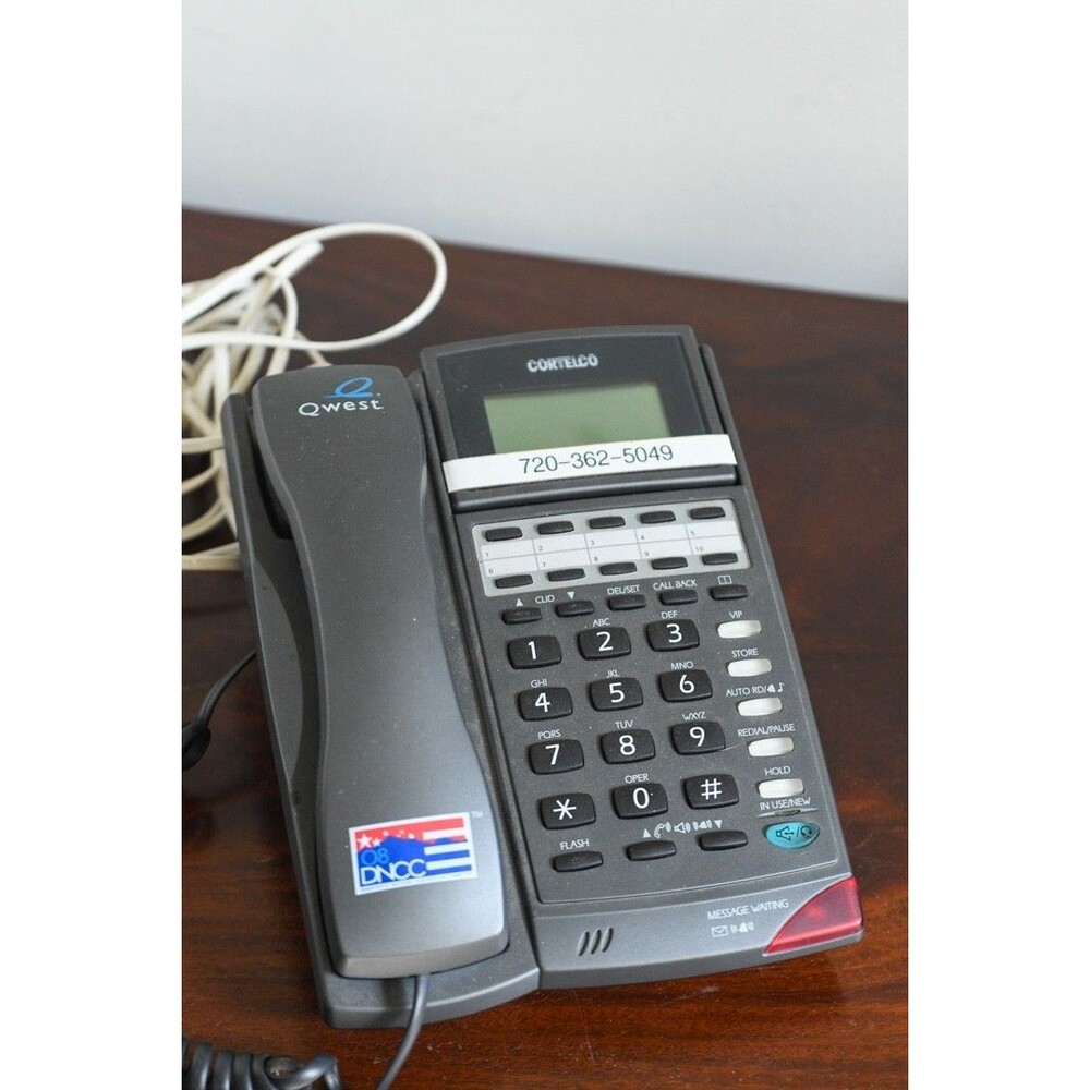 2008 DNCC Democratic National Convention Office Phone, Qwest Branded, Cortelco,